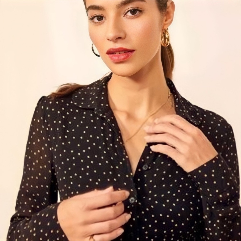 REFORMATION Lady Monti Mini Black Dress Size 10 - Picture 4 of 16